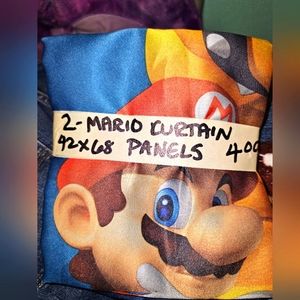 Mario Brothers Vintage Washable Curtins